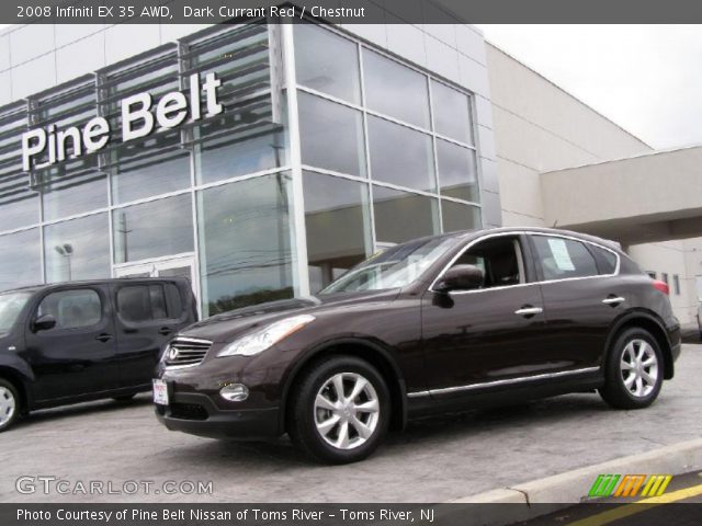 2008 Infiniti EX 35 AWD in Dark Currant Red