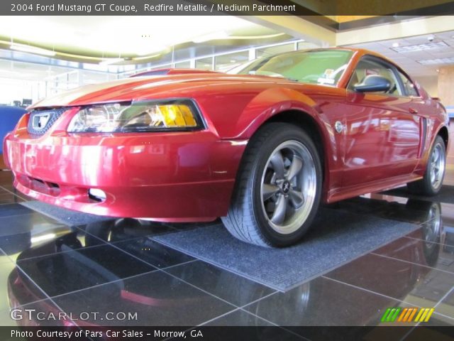 2004 Ford Mustang GT Coupe in Redfire Metallic
