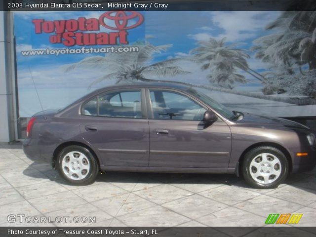 2003 Hyundai Elantra GLS Sedan in Midnight Gray