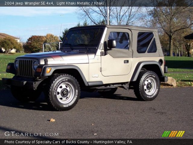 2004 Jeep Wrangler SE 4x4 in Light Khaki Metallic