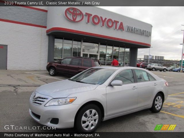 2010 Toyota Camry LE in Classic Silver Metallic