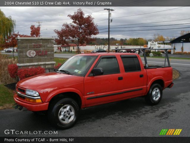 2004 Chevrolet S10 LS Crew Cab 4x4 in Victory Red