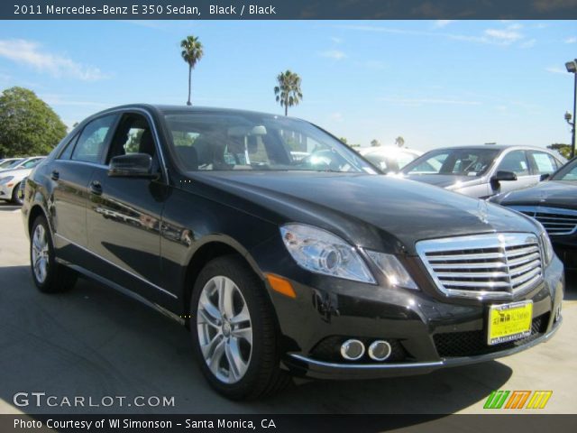 2011 Mercedes-Benz E 350 Sedan in Black