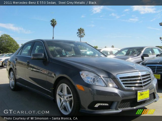 2011 Mercedes-Benz E 550 Sedan in Steel Grey Metallic