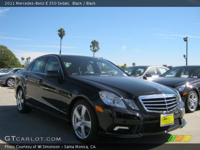 2011 Mercedes-Benz E 350 Sedan in Black