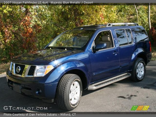 2007 Nissan Pathfinder LE 4x4 in Majestic Blue Metallic