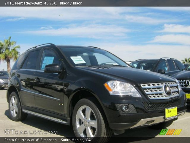2011 Mercedes-Benz ML 350 in Black