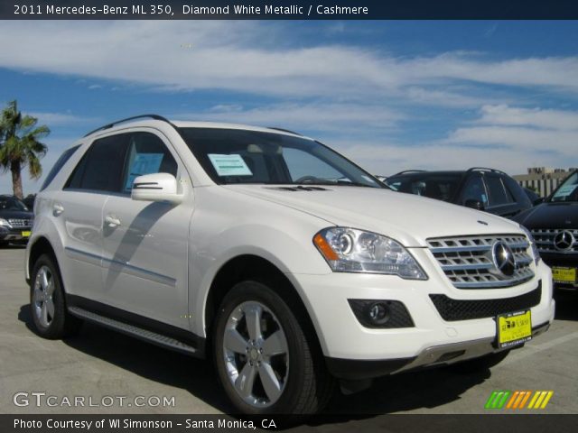 2011 Mercedes-Benz ML 350 in Diamond White Metallic