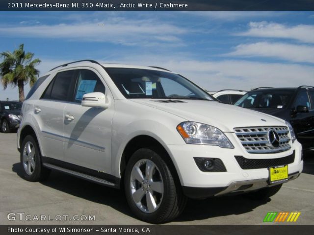 2011 Mercedes-Benz ML 350 4Matic in Arctic White