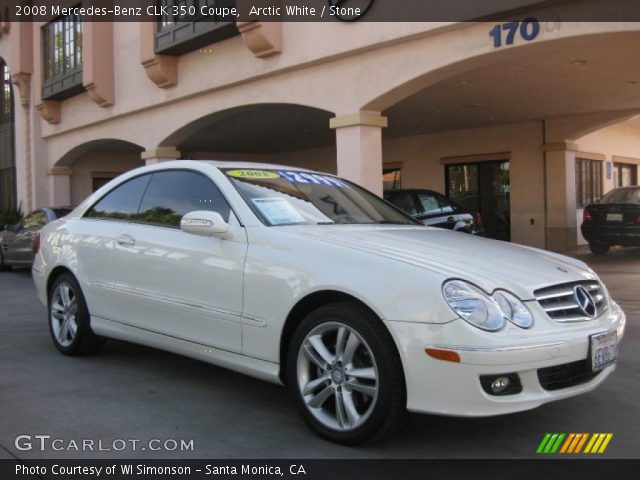 2008 Mercedes-Benz CLK 350 Coupe in Arctic White