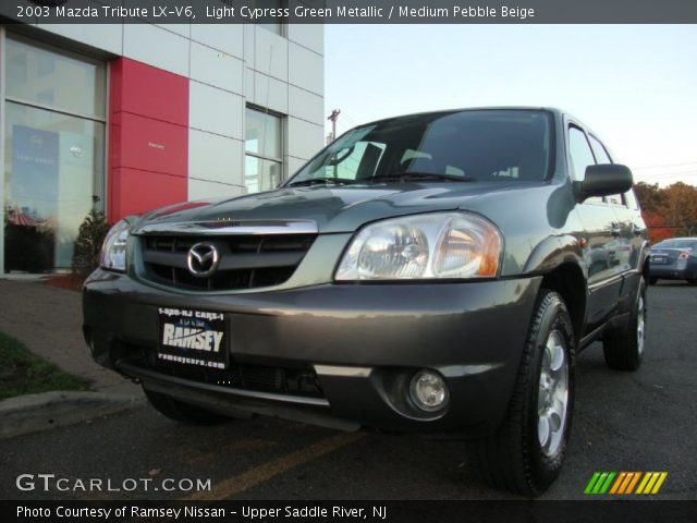 2003 Mazda Tribute LX-V6 in Light Cypress Green Metallic