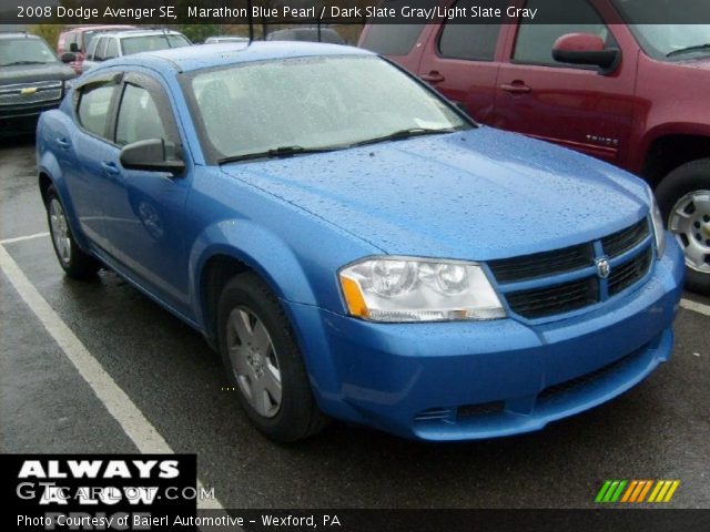 2008 Dodge Avenger SE in Marathon Blue Pearl