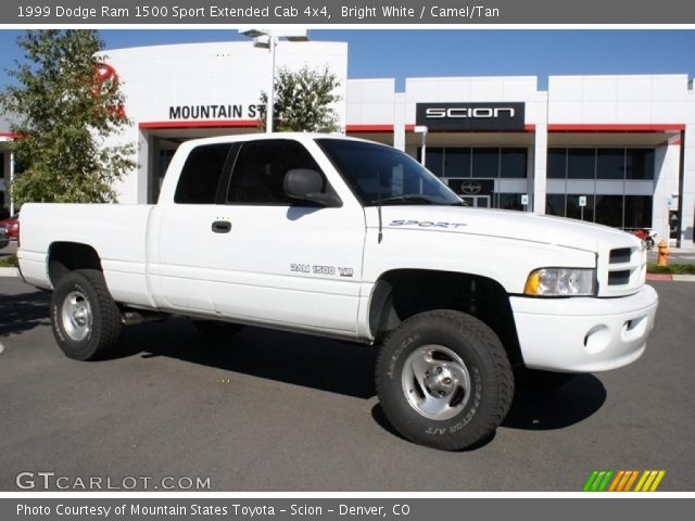 1999 Dodge Ram 1500 Sport Extended Cab 4x4 in Bright White