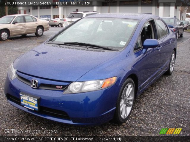 2008 Honda Civic Si Sedan in Fiji Blue Pearl