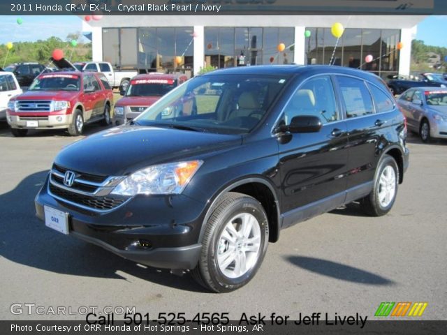 2011 Honda CR-V EX-L in Crystal Black Pearl