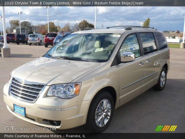 2010 Chrysler Town & Country Limited in White Gold