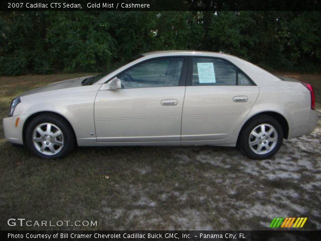 2007 Cadillac CTS Sedan in Gold Mist