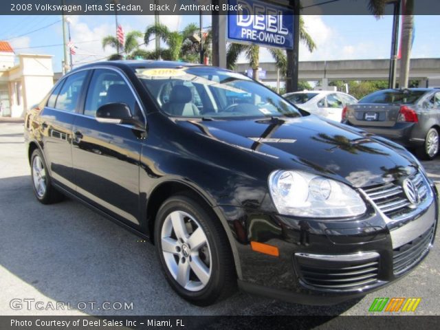 2008 Volkswagen Jetta SE Sedan in Black
