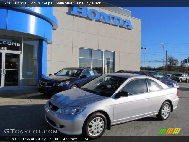 2005 Honda Civic LX Coupe in Satin Silver Metallic