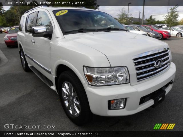 2008 Infiniti QX 56 in Tuscan Pearl White