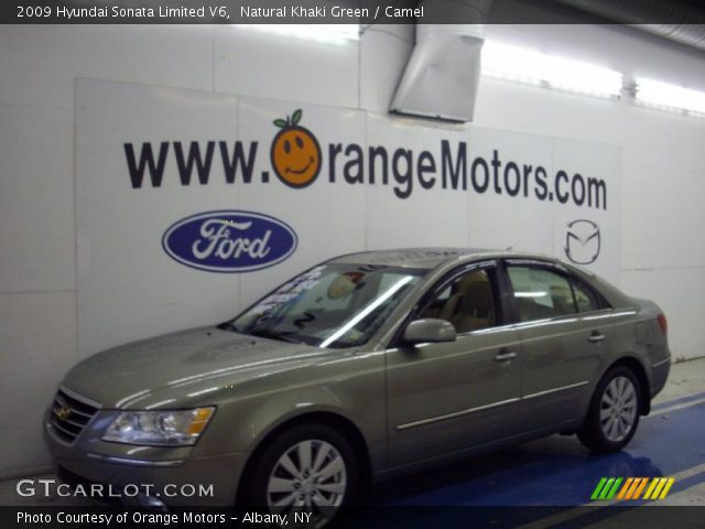 2009 Hyundai Sonata Limited V6 in Natural Khaki Green
