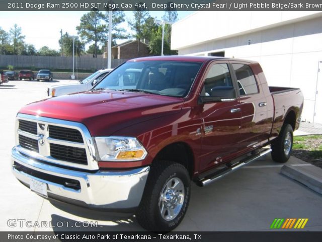 2011 Dodge Ram 2500 HD SLT Mega Cab 4x4 in Deep Cherry Crystal Pearl