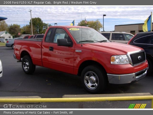 2008 Ford F150 XLT Regular Cab in Bright Red