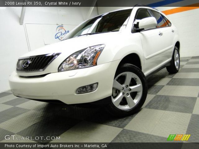 2008 Lexus RX 350 in Crystal White