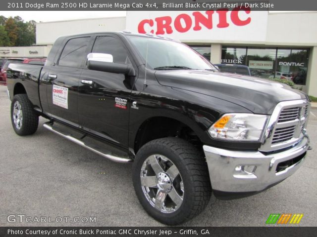 2011 Dodge Ram 2500 HD Laramie Mega Cab 4x4 in Brilliant Black Crystal Pearl