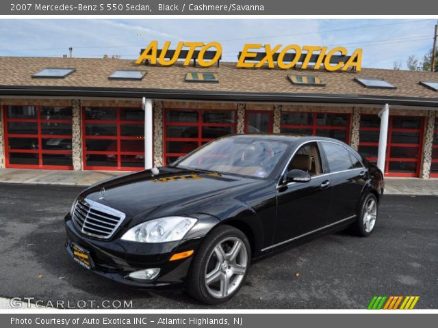 2007 Mercedes-Benz S 550 Sedan in Black