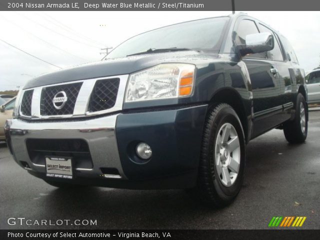 2004 Nissan Armada LE in Deep Water Blue Metallic