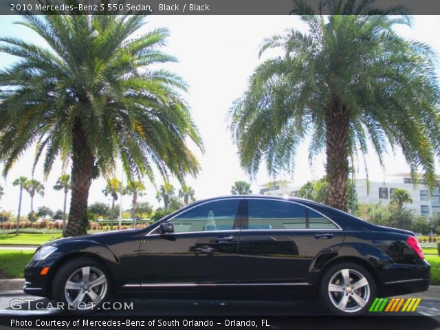 2010 Mercedes-Benz S 550 Sedan in Black
