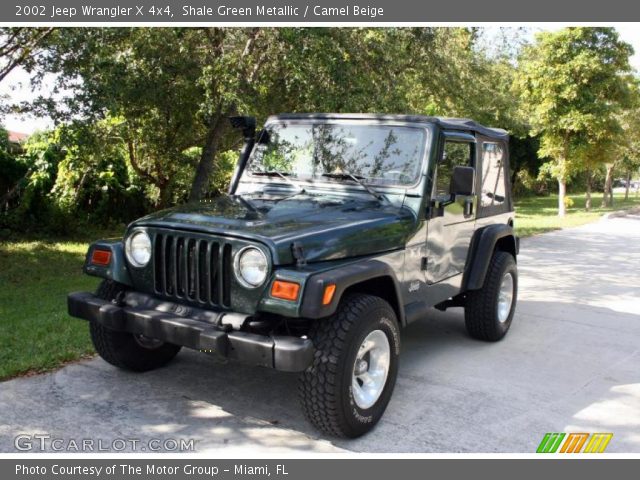 2002 Jeep Wrangler X 4x4 in Shale Green Metallic