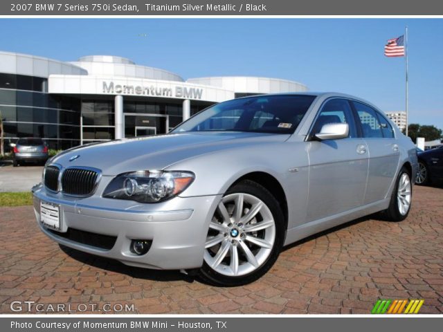 2007 BMW 7 Series 750i Sedan in Titanium Silver Metallic