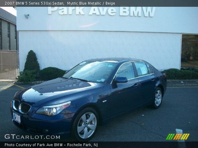 2007 BMW 5 Series 530xi Sedan in Mystic Blue Metallic
