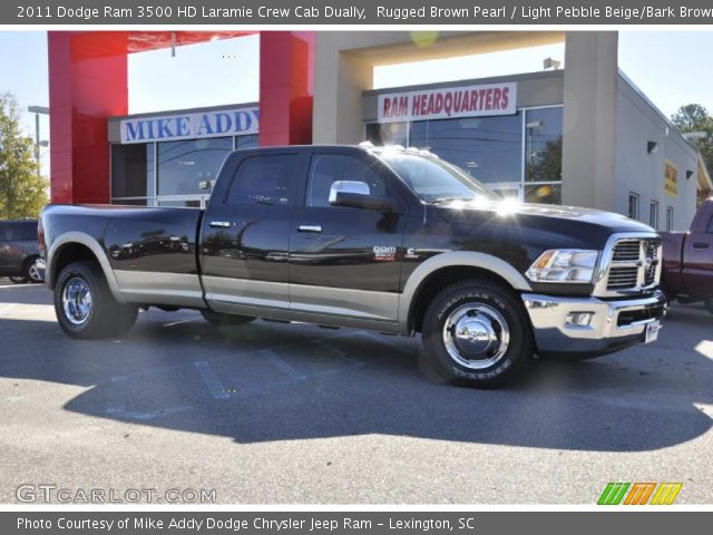 2011 Dodge Ram 3500 HD Laramie Crew Cab Dually in Rugged Brown Pearl