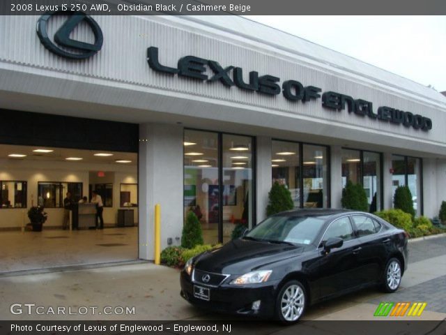 2008 Lexus IS 250 AWD in Obsidian Black