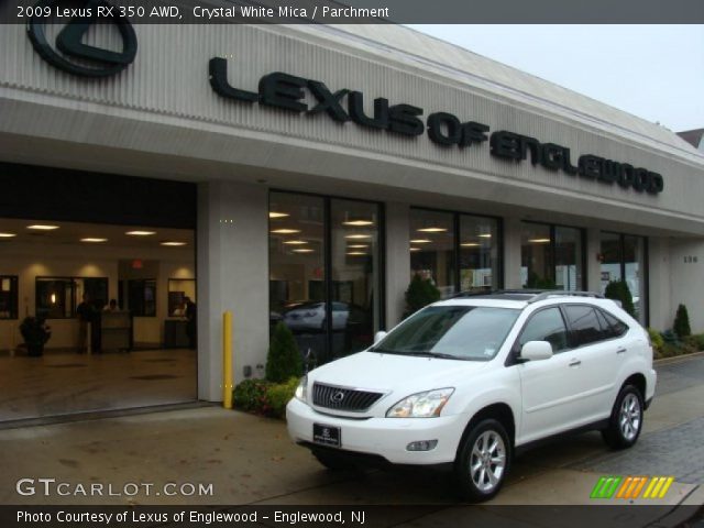 2009 Lexus RX 350 AWD in Crystal White Mica