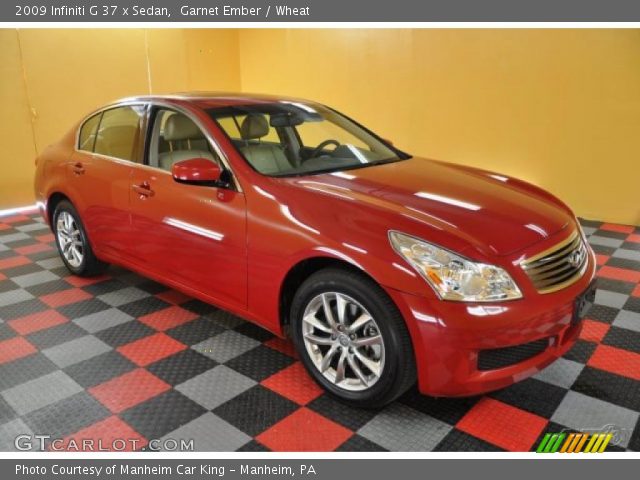 2009 Infiniti G 37 x Sedan in Garnet Ember