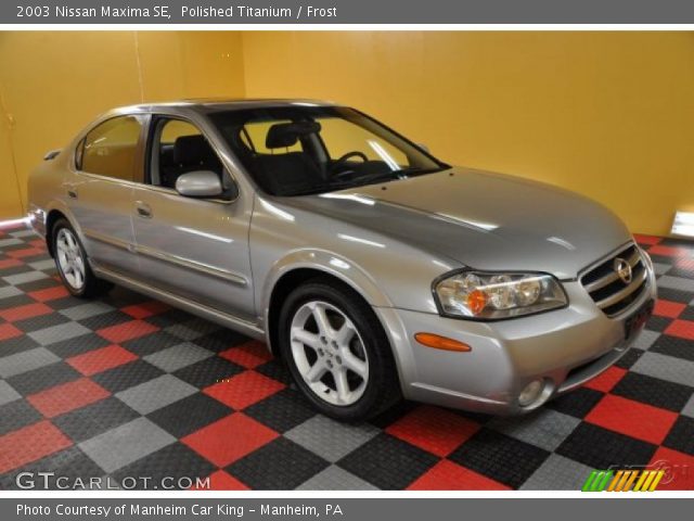 2003 Nissan Maxima SE in Polished Titanium