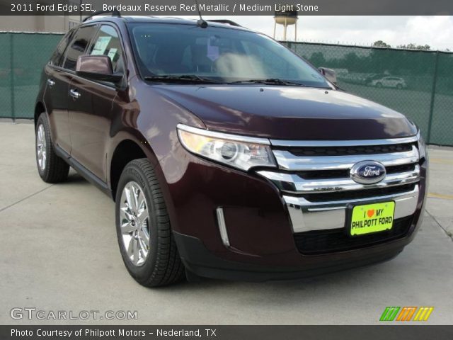 2011 Ford Edge SEL in Bordeaux Reserve Red Metallic