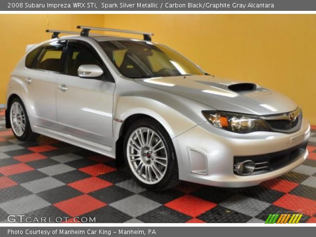 2008 Subaru Impreza WRX STi in Spark Silver Metallic