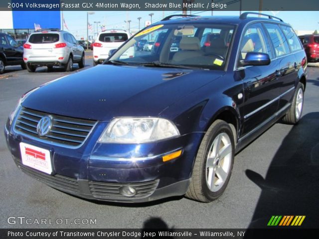 2004 Volkswagen Passat GLX 4Motion Wagon in Shadow Blue Metallic