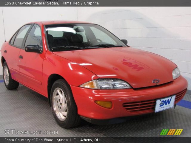 1998 Chevrolet Cavalier Sedan in Flame Red