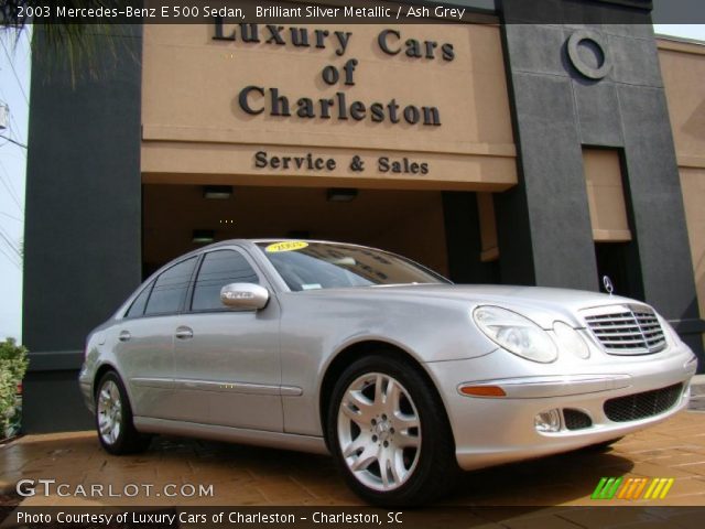 2003 Mercedes-Benz E 500 Sedan in Brilliant Silver Metallic