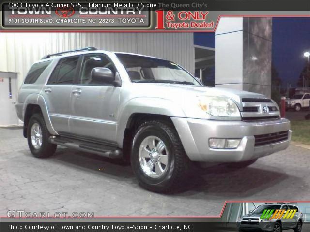 2003 Toyota 4Runner SR5 in Titanium Metallic