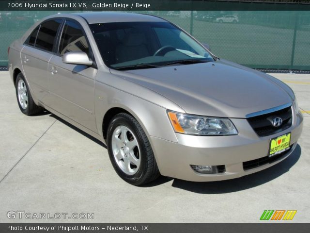 2006 Hyundai Sonata LX V6 in Golden Beige