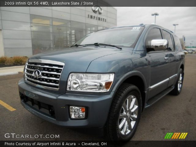 2009 Infiniti QX 56 4WD in Lakeshore Slate