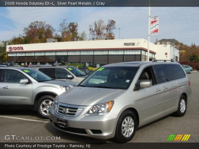 2008 Honda Odyssey EX-L in Silver Pearl Metallic