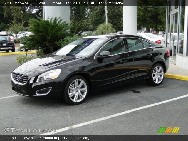2011 Volvo S60 T6 AWD in Ember Black Metallic